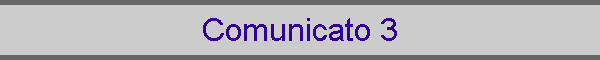 Comunicato 3